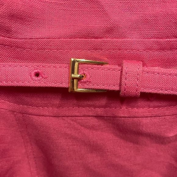 Isabella DeMarco Pink Linen Blend Dress - Picture 4 of 6